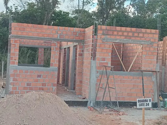Alvenaria em execução