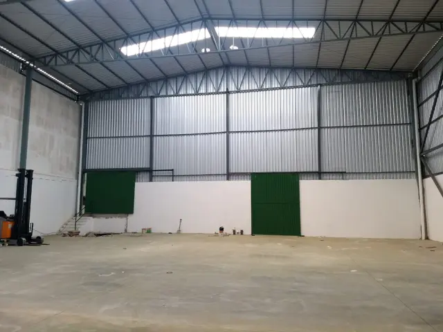 Interior do galpão Supernorte